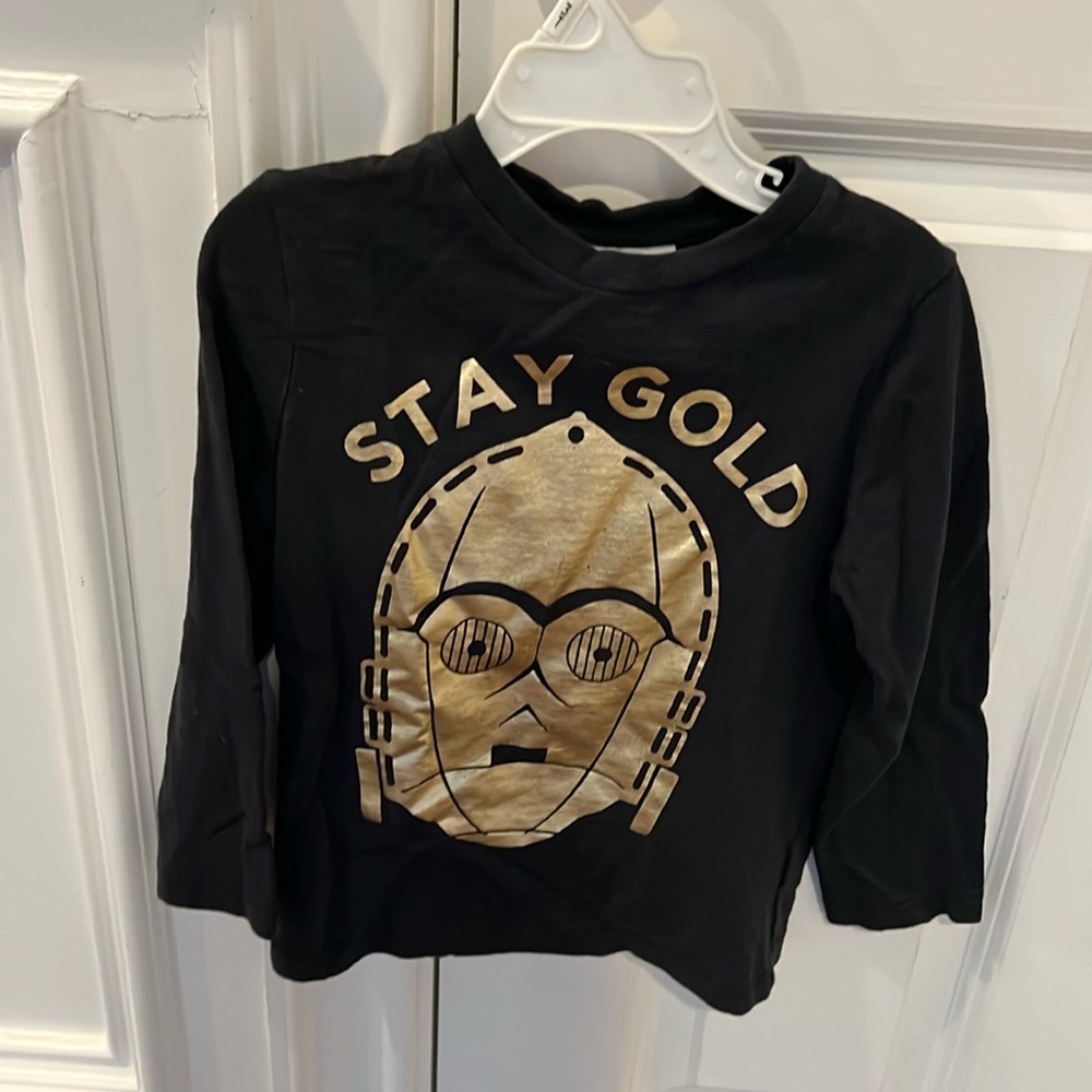 Great condition, Gap Star Wars long sleeve T-shirt,  size 5t